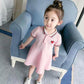 Summer Baby Girls Casual Clothes Dress Cherry Print Short Sleeve Dress Kids Toddler Pageant Dresses