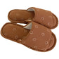 Cute Smiling Face Cotton Slippers Autumn and Winter Warm Flat Shoes Indoor Non-slip Cotton Shoes Soft Shoes