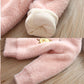 Children's Sweater Mink Pullover Sweater Sweater Thickened Warm, Soft and Lovely Cartoon Girl Middle and Young Children