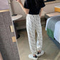 High Waist Slimming Straight Loose Thin Harem Pants Letter Sports Chiffon Pants Women Summer