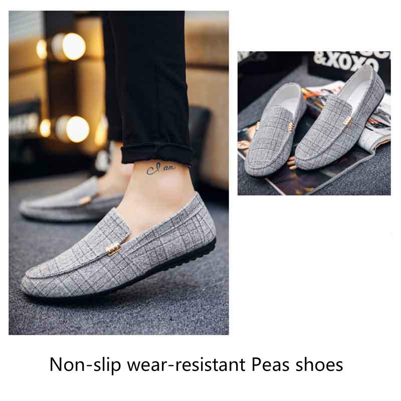 Peas shoes men's shoes cloth shoes summer breathable men's casual shoes trend student shoes men