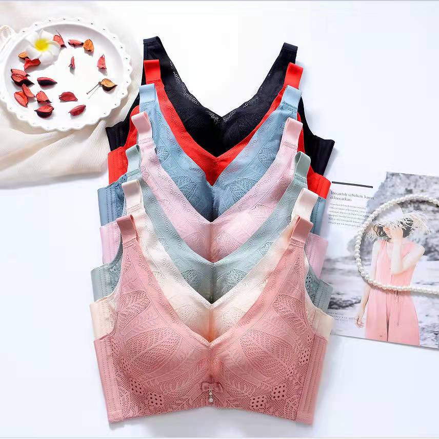 Women's Bras Anti-sagging Gathering Adjustable Vest Large Breast Small Breast High-end Beauty Back Fashion Comfortable Sexy Lace Underwear Bra