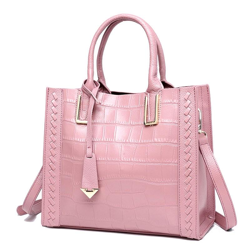 Women Messenger Shoulder Bag Leather Solid Color Totes Lady Crossbody Bags Handbags