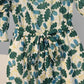 Plus Size Dress Women Boho Beach Floral Dress Summer Oblique Off-shoulder Ruffled Dress Mid-length