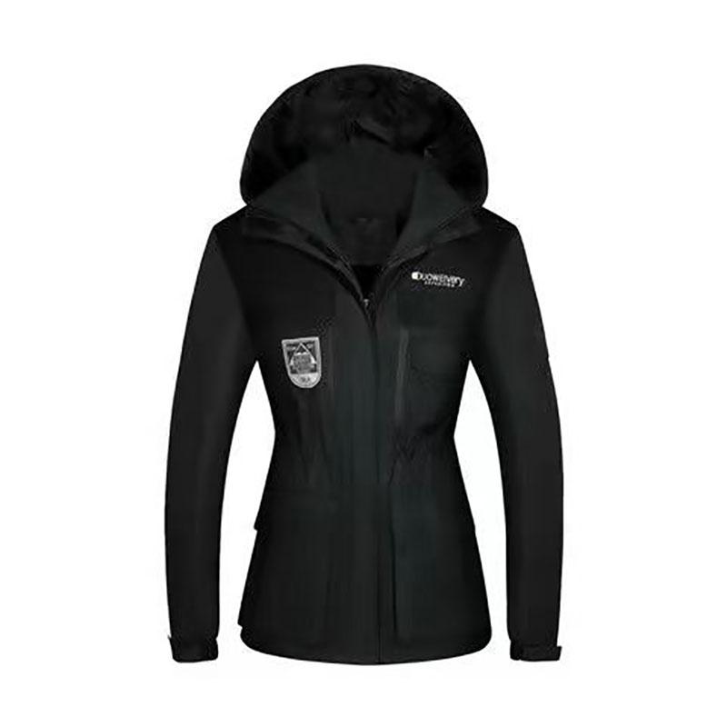 90Kg Can Wear Windproof, Waterproof and Warm Autumn and Winter Two-in-one Detachable Two-piece Outdoor Mountaineering and Skiing Female Jacket