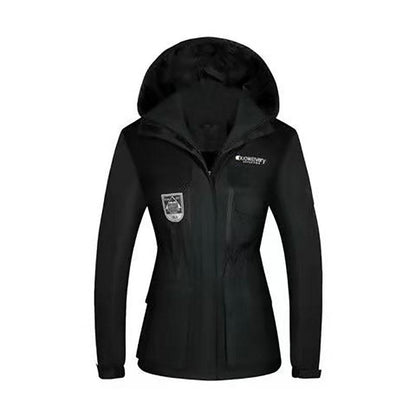 90Kg Can Wear Windproof, Waterproof and Warm Autumn and Winter Two-in-one Detachable Two-piece Outdoor Mountaineering and Skiing Female Jacket