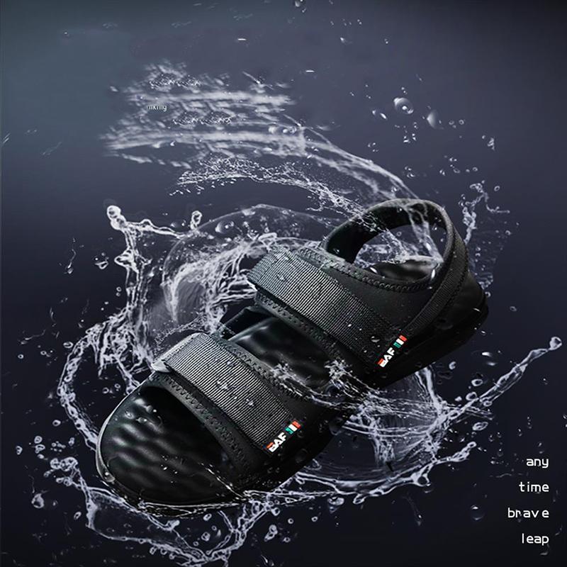 Summer Men's Sandals Casual Trend Couple Beach Shoes Non-slip Outer Wear Sports Men's Sandals