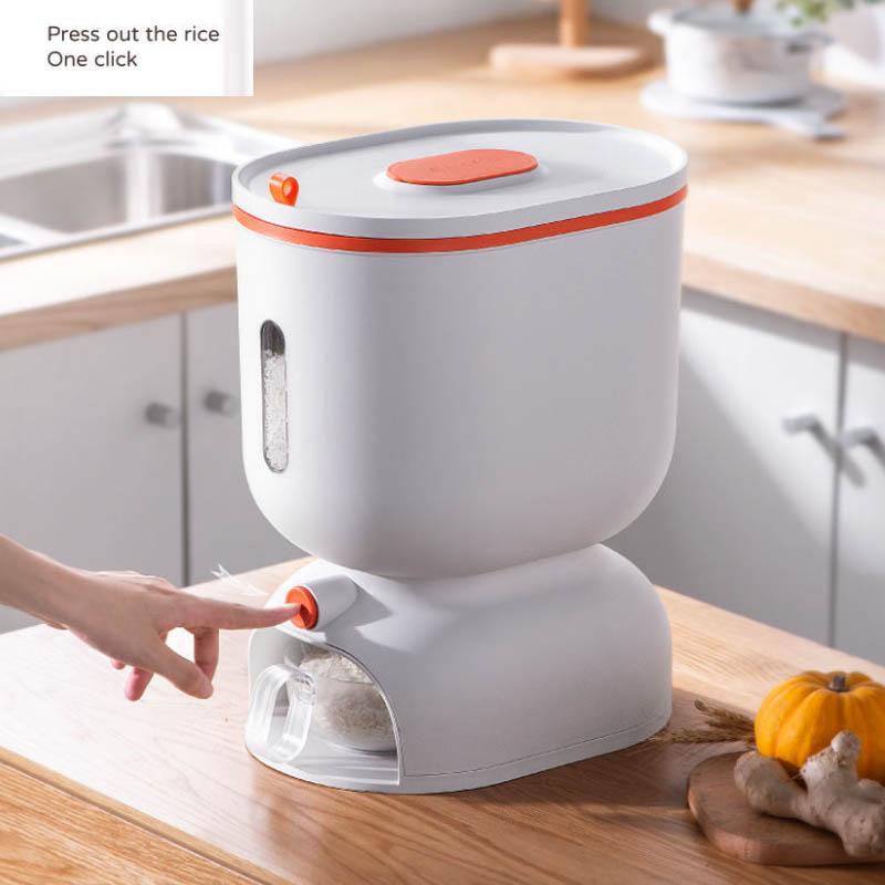 Household Anti-sealing Moisture-proof Multi-function Rice Cylinder Food Grade Storage Rice Can Kitchen Thick Thick Capacity Storage Bucket