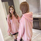 Hood Top Autumn Winter Sweatshirt Cotton Women's Sweatshirt Wild Large Size Long Sleeve Warm