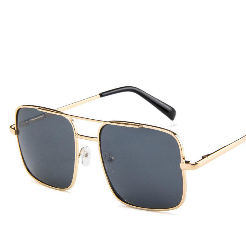 Fashion Square Sunglasses Women Brand Design Metal Frame Gradient Lenes Oversized Ladies Sun Glasses