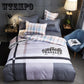 Bedding set Skin cotton duvet cover set Twin Full Queen Size Quilt cover Bed Sheet Pillowcase
