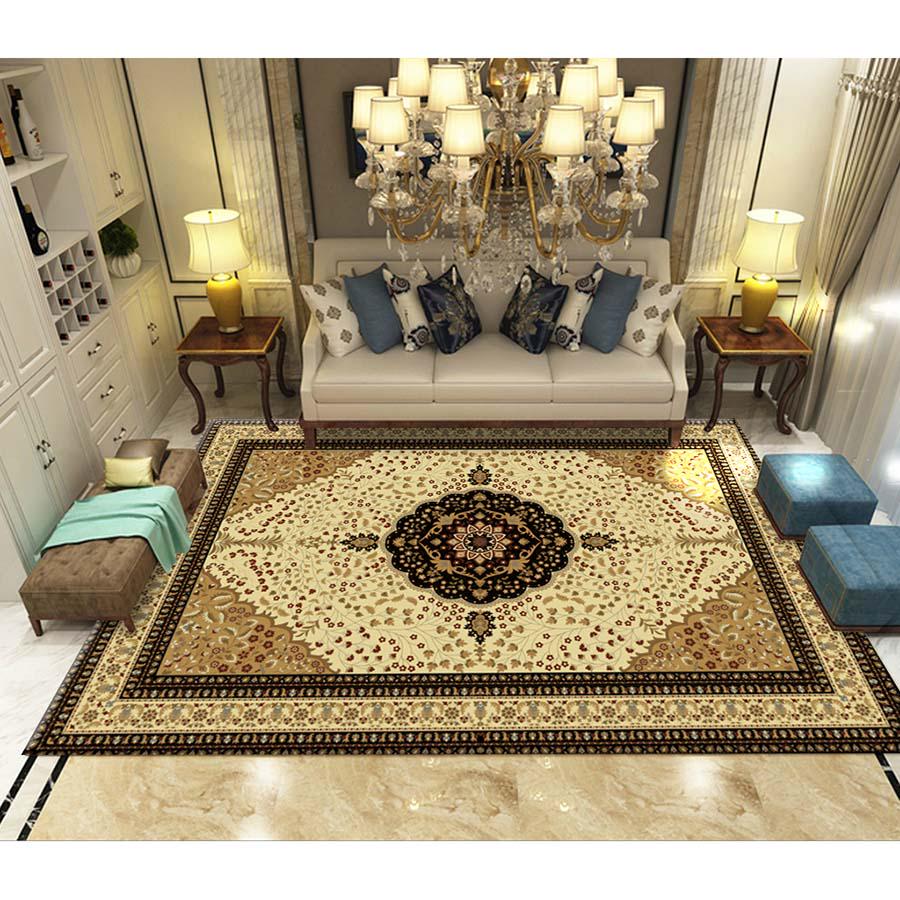 Living Room Carpet European Mat Kids Room Rug Bedroom Mat Soft Area Rug Rectangle Mats