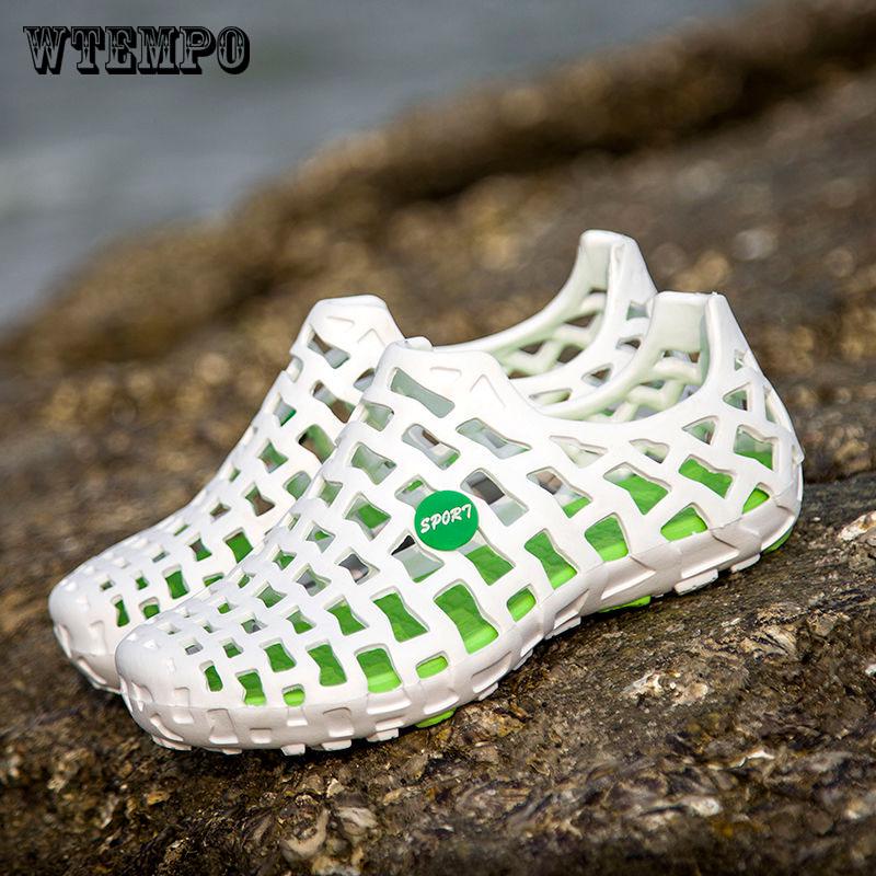 Pair of Shoes Unisex Breathable Mesh Sports Leisure Beach Shoes Sandals Non-slip