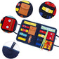 Cloth Books Montessori Toy Early Learning Educational Baby Busy Board for Toddler Sensory Develop Basic Skills Girls Boy Gift