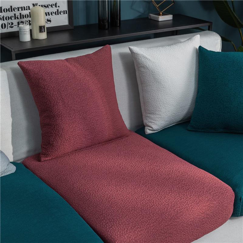 1/2/3/4 Seats Stretch Sofa Cushion Cover for Pet Kids Waterproof Furniture Protector  Spandex Washable Removable Slipcover