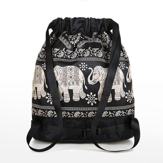 Lightweight Travel Ladies Large Bag Nylon Drawstring Pocket All-match Backpack Sports Backpack Student Large Capacity