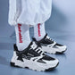 Korean Style Trendy All-match Shoes Breathable Sports Casual Shoes Men's Cushion Running Shoes