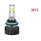 Car Led Bulb 12V24V 550W Front Lighting Headlight H1 H7 H3 H8 H11 9005 High Beam Low Beam H4 Far and Near One 9012 Super Bright
