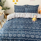 Washed Cotton Gradient Blending Bed Linen Quilt Cover Bedding Single Double Student Dormitory Pure Cotton Solid Color 4-piece Set