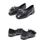 Single Shoes Women's Four Seasons Sweet Low-heeled 2021 Spring and Autumn Square Toe Thick-heeled Small Leather Shoes Shallow Mouth Flat Shoes