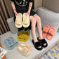 Fashionable Furry Cotton Slippers Ladies Slippers Keep Warm In Autumn and Winter Leisure Home Furnishing