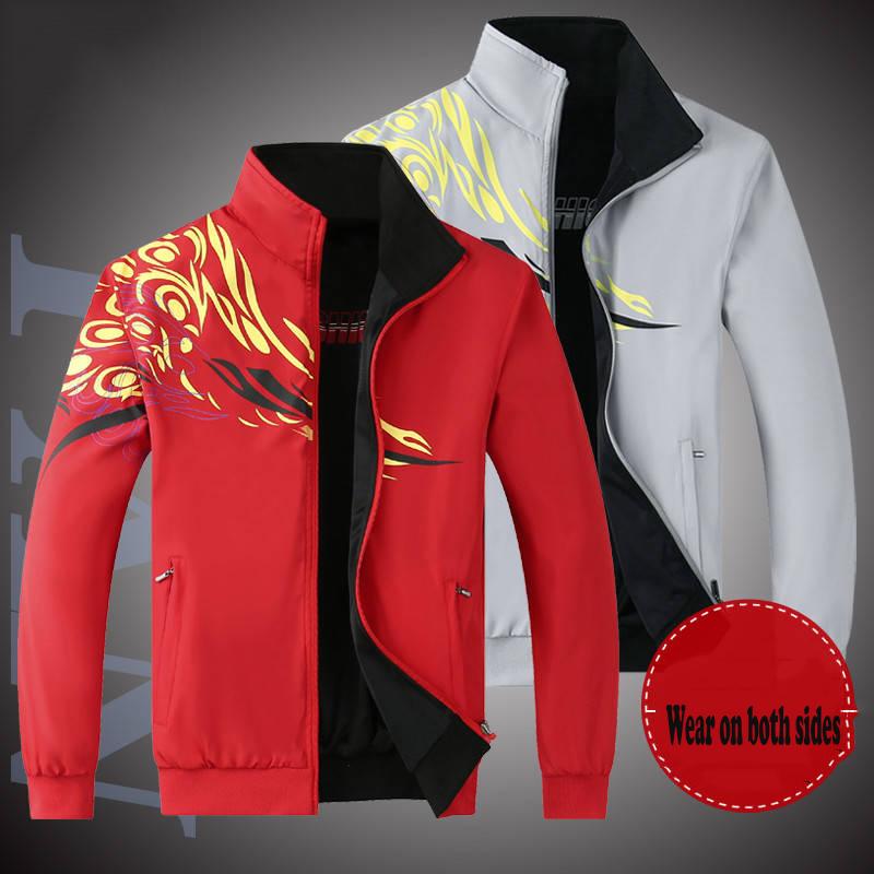Men Baseball Jacket Autumn Male Coats Slim Fit Pilot Jackets Men's Stand Collar Bomber Jacket Coat