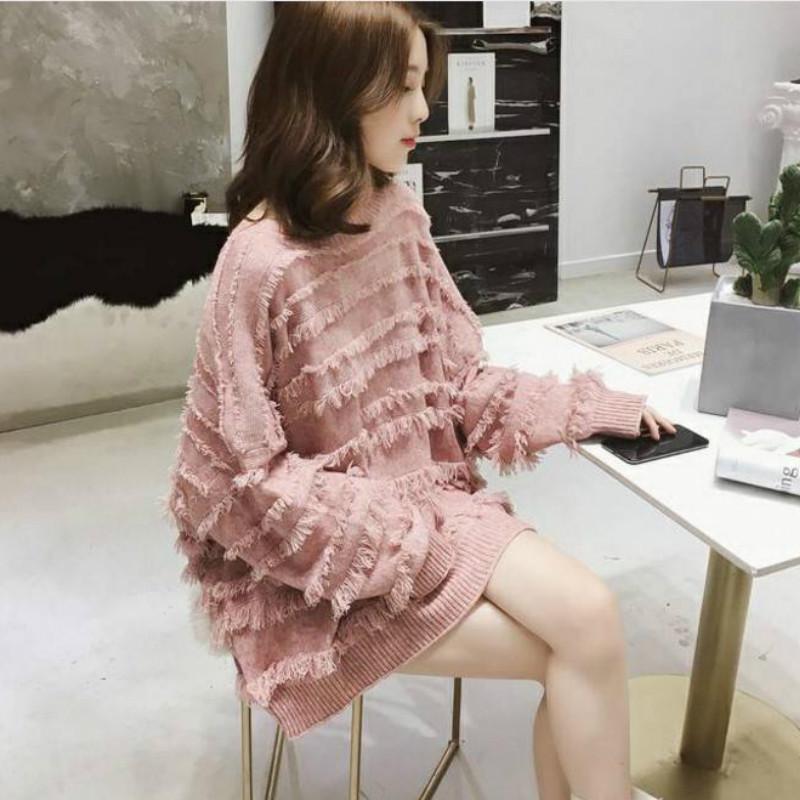 Pofulove  Thermal Sweater  Wear New Women's Clothing Winter Women's Sweater Core Yarn Winter Sweater