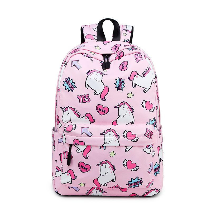 Student Schoolbag Lightweight Backpack Large-capacity Waterproof Backpack Printed Backpack Female Bag