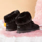 Women's Shoes Snow Boots Fur Short-tube Cotton Boots Winter Plus Velvet Warm Cotton Shoes Women Boots
