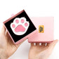 Cat Paw Mini Makeup Mirror Alloy Holiday Gift Women Girl Portable HD Makeup Mirror Irregular Shape