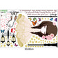 Stickers Beautiful Girls on The Street Wall Stickers Stickers Children Girls Room Bedroom Art Decals