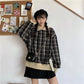 Autumn and Winter Warm Sweet College Style Sweater Girl Loose Hedging Wild Woolen Coat