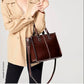 Personality European Style Crossbody Bag High Quality Genuine Leather Women Bags Luxury Top-Handle Bags Large Capacity