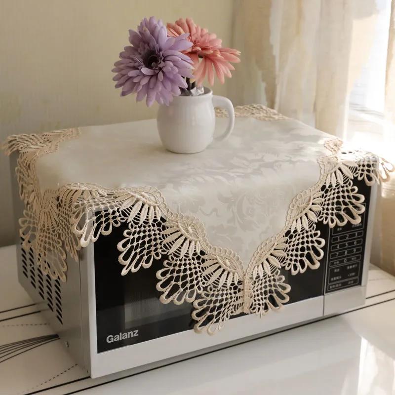 European Microwave Oven Cover Fashion Cover Towel Oven Cover Dust Cover Cover Cloth Cover Towel Curtain