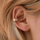 U-shaped Ear Bone Clip Small Bee Diamond Curved Wide Ear Clip Female Suit Without Earrings Earrings