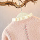 Girls Baby Mink Velvet Sweater Baby Children Sweater Pullover Knitwear Autumn and Winter Long-sleeved Top Loose Ruffle Sweater