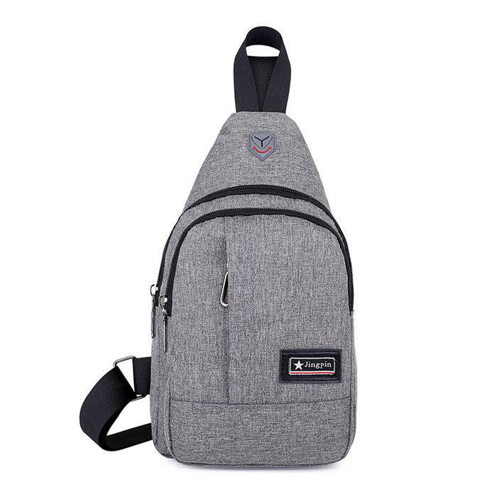 Summer Holiday Oxford Cloth Fabric Crossbody Bags For Men Messenger Chest Bag Pack Casual Bag Waterp