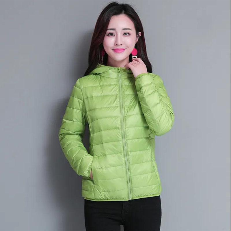 Women's Short Coat Loose Winter Cotton Jacket Plus Size Outwear Hooded Cotton Padded Jacket Pure Color