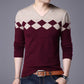 Sweater Men Casual Pullover Men Autumn Slim Fit Long Sleeve Shirt Men Sweaters Knitted Cashmere Wool