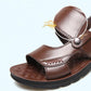Men's Leather Sandals Summer Casual Beach Shoes Non-slip Korean Leather Sandals