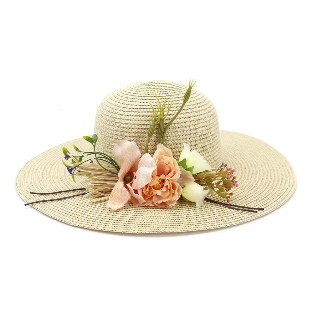 Straw Hat Fashionable Summer Straw Soft Sun Hat Beach Big Hat