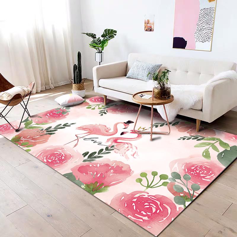 Nordic Living Room Carpet Pattern Bedroom Carpet Sofa Coffee Table Area Rug Study Room Floor Mat