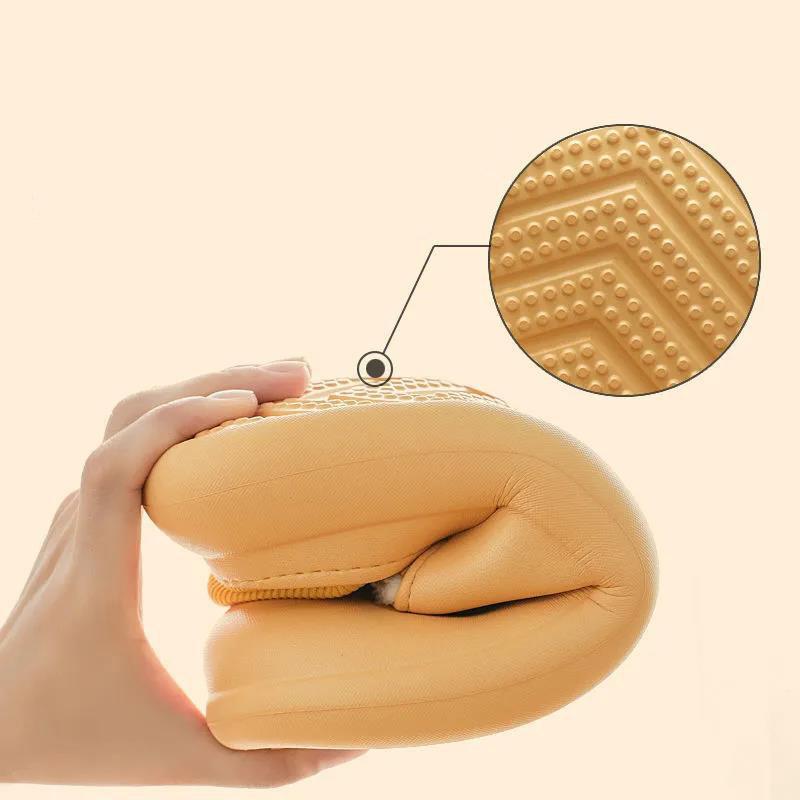 Autumn and Winter Cotton Shoes Plus Velvet Soft Thick-soled Bag with Cotton Shoes To Keep Warm Leisure and Dirt-resistant