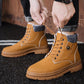 Men Waterproof Martin Boots Winter Plus Velvet Warm Boots Fashion High-top Shoes