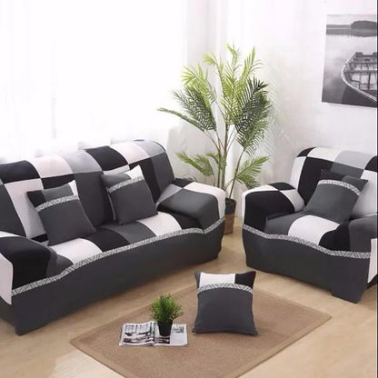 Sofa Cover 1/2/3/4 Seat Fashion Printed Sofa Cover Elastic Protective Cover Non-slip Elastic Household Decorative Sofa Cover Furniture Protective