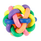Molar Teeth Sound Bite-resistant Rope Ball Cat Pet Products Toys Teddy Puppy Dog Toys Pet Supplies Multicolor Braided Bell Ball Cat Play Tools