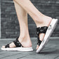 Trendy Dual-purpose Men's Leather Sandals Wearing Men's Sandals While Driving Summer Waterproof Beach Shoes