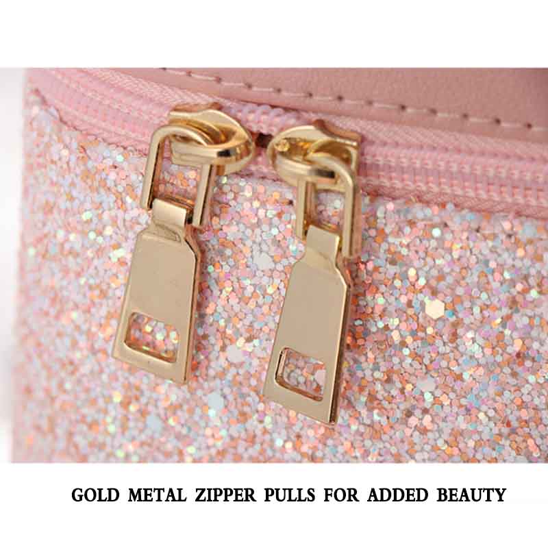 Cosmetic Bag Large Capacity Color Matching Multifunctional Portable Cosmetic Storage Box