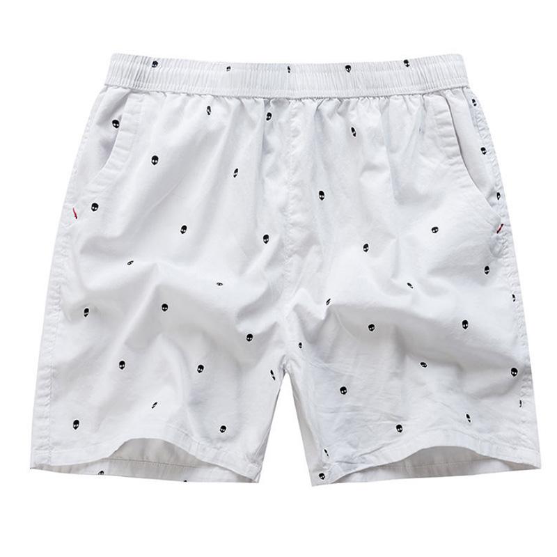 Trendy Summer Men's Shorts Cotton Three-point Beach Pants Loose Shorts Home Casual Pants Quick-drying Sports Shorts