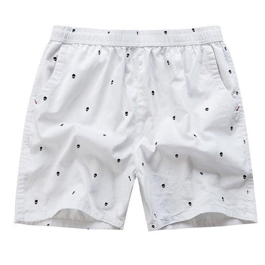 Trendy Summer Men's Shorts Cotton Three-point Beach Pants Loose Shorts Home Casual Pants Quick-drying Sports Shorts